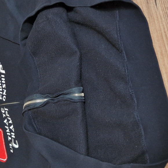 Vintage UFC Full Zip Hoodie Size 3XL In Black - Picture 7 of 11